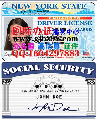 美国身份证样本