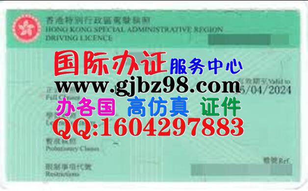 香港驾驶证样本